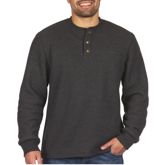 Chemise Henley homme XL neuve Coleman Sherpa doublée collée 1/4 snap